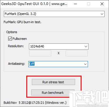 Geek3d GpuTest GUI下载,显卡测试,GPU测试,GPU性能